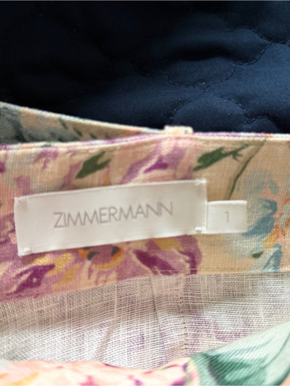 New Zimmermann Pastel Floral Shorts in Lavender - Picture 3 of 9